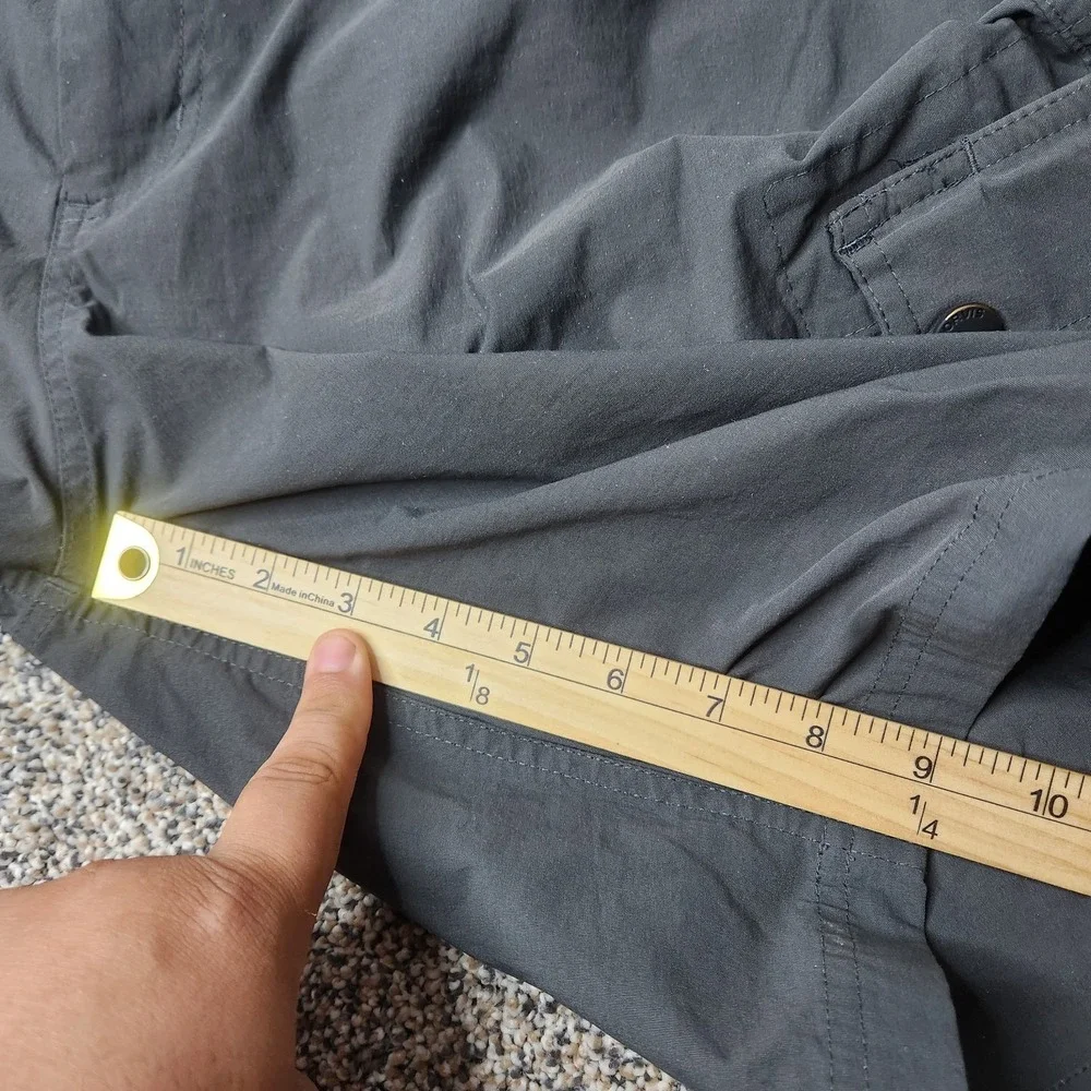 Orvis Shorts Adult 38 Gray Nylon Cargo Pockets Casual Lightweight Mens‎ * Hiking